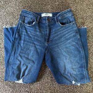 Hollister Blue Straight Leg Women's Jeans